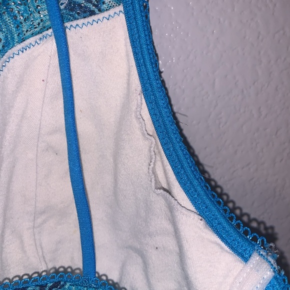 Flirtitude Blue Halter Bralette - Picture 6 of 8